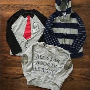 Boys 5T sweatshirt bundle